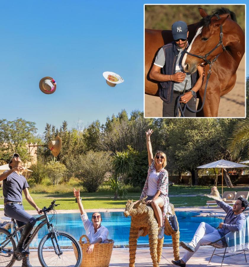 La Vie En Rose - Horses & Dogs House Bed & Breakfast Aït Hamid Eksteriør bilde
